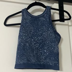 Lululemon ebb to street cropped tank size 4
